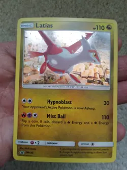 Latias SM135 Black Star Promo Holo Dragon Majesty LP 2018 Pokemon Card - Image 1