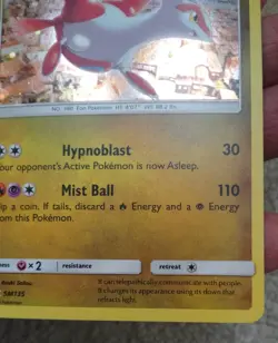 Latias SM135 Black Star Promo Holo Dragon Majesty LP 2018 Pokemon Card - Image 3