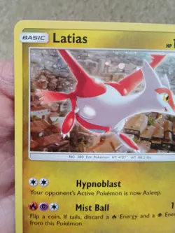 Latias SM135 Black Star Promo Holo Dragon Majesty LP 2018 Pokemon Card - Image 5