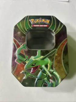 Pokemon "Ex Beyond The Ordinary! 2015 Fall Tin "Rayquaza-Ex" - No Cards - Image 1