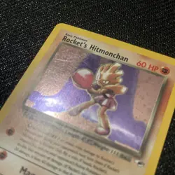 Rocket's Hitmonchan 11/132 - Holo Rare - Gym Heroes Pokemon TCG card - Image 3
