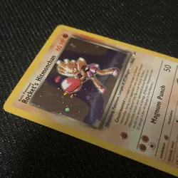 Rocket's Hitmonchan 11/132 - Holo Rare - Gym Heroes Pokemon TCG card - Image 4