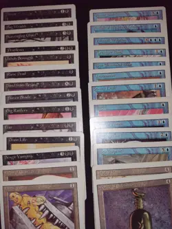 MTG Revised Starter Deck/Rule Book, 60 Cards, No Lands,ALL Colors & Artifacts - Image 2