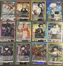 (12)Union Arena Mixed set SR Card Lot-Yu Yu Hakusho/HunterXHunter/Demon Slayer - Image 1