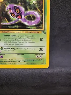 Arbok 31/62 Fossil 1st Edition Pokemon Card - Image 4