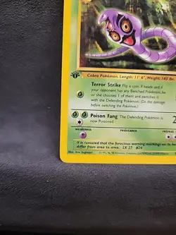 Arbok 31/62 Fossil 1st Edition Pokemon Card - Image 5