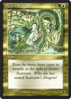 Sivitri Scarzam Legends NM Uncommon MAGIC THE GATHERING MTG CARD ABUGames - Image 1