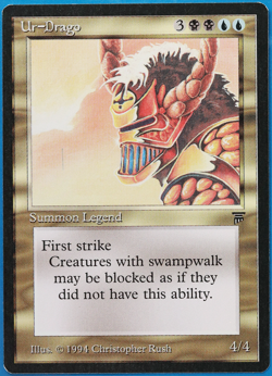 Ur-Drago Legends NM (Rare Reserved List MTG Magic Card) (499602) ABUGames - Image 1
