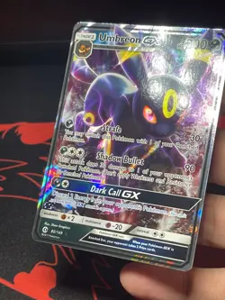 Umbreon GX 80/149 Sun & Moon Base Set Holo Full Art NM Pokemon Card - Image 5