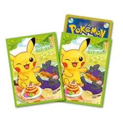 Pokemon Card Sleeves Pikachu Morpeko 64Pcs. - Image 1