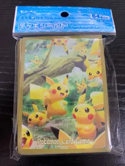 Pokemon Card Sleeves Pikachu Forest Ver.2 64Pcs. - Image 1