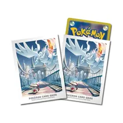 Pokemon Card Sleeves Unova Adventure Reshiram Amoonguss 64Pcs. - Image 1