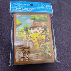 Pokemon Card Sleeves Pikachu's Gift 64Pcs. - Image 1
