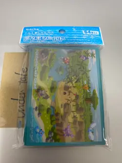 Pokemon Card Sleeves Illus.HYOGONOSUKE Connecting world 64Pcs. - Image 1