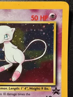Mew Promo 9 WoTC Black Star Promo Pokemon Card Holo Foil Rare Swirl Near Mint - Image 4