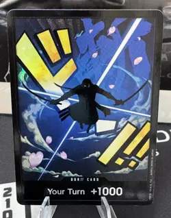 Roronoa Zoro Foil Holo Don Card! English One Piece The Best PRB01 - Image 1