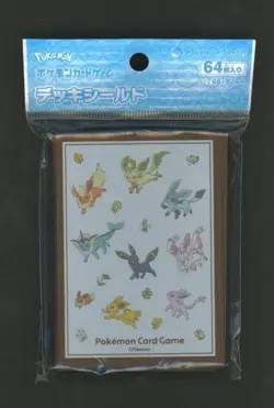 Pokemon Card Sleeves Eievui Collection Box 64 Deck Shield - Image 1