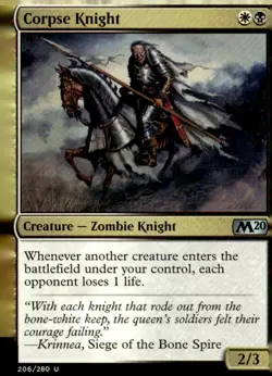 Core Set 2020 #206 Corpse Knight (2/3 Misprint) - Image 1