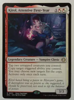 Kirol, Attentive First-Year *Rare* Magic MtG x1 Lorwyn Eclipsed - Image 1