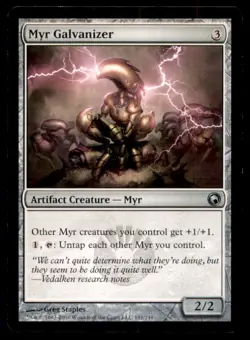 Myr Galvanizer LP Light Play Scars of Mirrodin MTG [7080] - Image 1