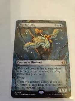 Sunderflock Showcase MTG Lorwyn Eclipsed Nm/M *ON HAND* - Image 1