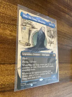 MTG✨WAN SHI TONG, LIBRARIAN (Borderless/Ext Art)✨TLA Avatar MINT MYTHIC UNPLAYED - Image 3