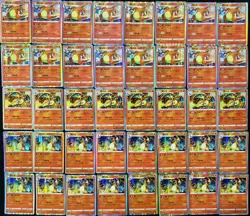 Lot 40 All Charizard R Holo Pokemon TCG Chinese Card -NE40 - Image 1