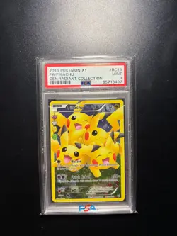 2016 Pokemon XY Pikachu Radian Collection #RC29 PSA 9 - Image 1