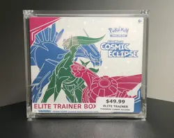 Pokemon - Cosmic Eclipse ETB - Sun & Moon - Sealed with Acrylic Case - Image 1