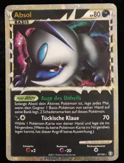 Pokemon TCG Absol (Prime) 91 Triumphant Ultra Rare- German - Image 2