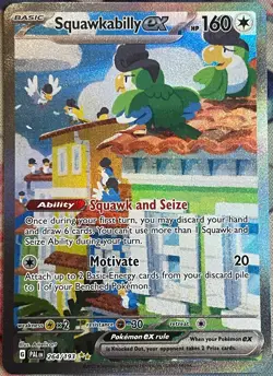 Squawkabilly ex Special Illustration Rare - 264/193 - Paldea Evolved Pokemon - Image 1