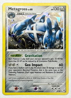 Pokemon TCG - Metagross, 7/147, Supreme Victors, Cracked Ice Holo, Rare, NM - Image 1