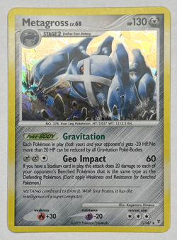 Pokemon TCG - Metagross, 7/147, Supreme Victors, Cracked Ice Holo, Rare, NM - Image 2