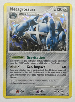 Pokemon TCG - Metagross, 7/147, Supreme Victors, Cracked Ice Holo, Rare, NM - Image 3