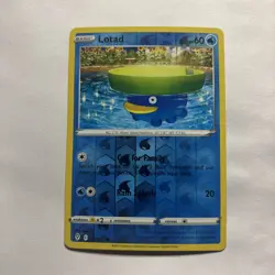 Reverse Holo Lotad 032/203 Common Evolving Skies Pokemon TCG - Image 1