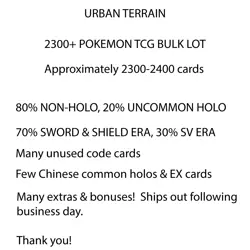Pokemon TCG 2300+ Bulk LOT Commons Uncommon Holos SWSH Era SV Era Near Mint NM - Image 2