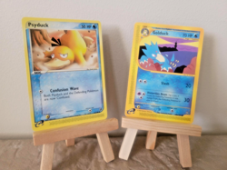Pokemon e-Reader Evolution Lot: Psyduck & Golduck Aquapolis & Sandstorm2002 (LP) - Image 1