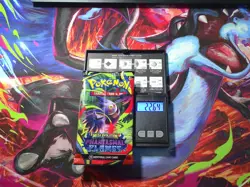 Heavy 22.64g Pokemon Phantasmal Flames WEIGHTED BOOSTER PACK - Mega Charizard XU - Image 1