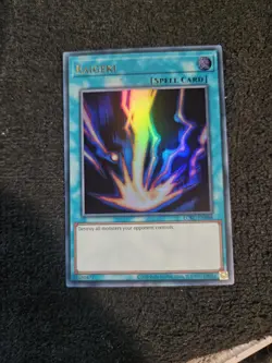 Raigeki Unlimited Ultra Rare Near Mint LCKC - Image 1
