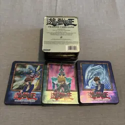 Vintage Yu-Gi-Oh! Collectors Tin with 3 Lid Options: Blue Eyes, Jinzo and XYZ Dr - Image 1