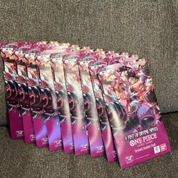 One Piece TCG OP11 A Fist of Divine Speed Sleeved Booster Pack English Lot X 9 - Image 1