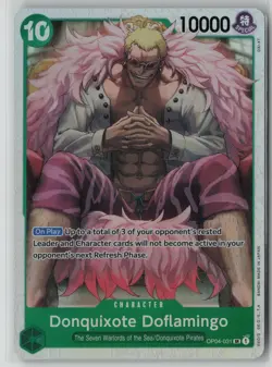 Donquixote Doflamingo (Reprint) OP04-031 One Piece Premium Booster -The Best- NM - Image 1