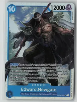 Edward.Newgate OP08-043 One Piece Two Legends Super Rare Near Mint - Image 1