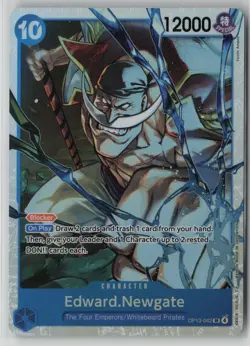 Edward.Newgate OP13-042 One Piece Carrying On His Will Super Rare Near Mint - Image 1