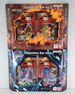 ONE PIECE Illustration Box Vol 5 And 6 Bundle Brand New SEALED PRB-02 OP-13 A - Image 1