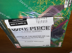 ONE PIECE CCG LEGACY OF THE MASTER BOOSTER BOX OP12 + 2 Event Bonus Packs of 2 - Image 3