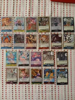 One Piece TCG Japanese Lot ×22 Parallel Foils Only (No Dupes) - Image 1