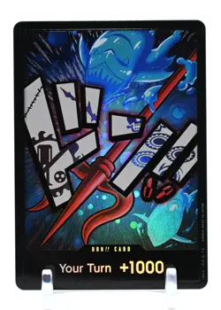 One Piece Card - HODY JONES Don!! Card (Foil) PRB-01 "THE BEST" English NM/M - Image 1
