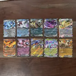 Pokemon Destined Rivals English Lot Of 10 EX cards Moltres Mewtwo Persian NM+ - Image 1