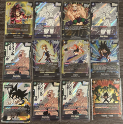 Dragon Ball Fusion World Mixed Set lot FB07/08/SB02 SR Lot / 12 Cards - Image 1